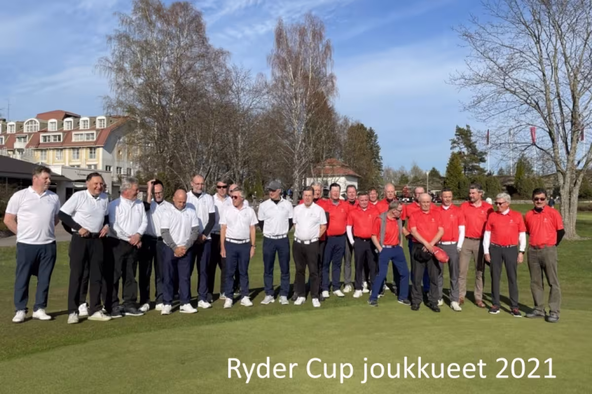 Ryder Cup joukkueet 2021