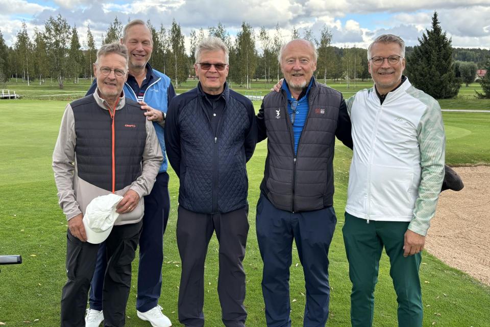 Messilä Golfin M60/65 SM-joukkuekultaa voittanut joukkue