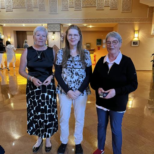 Toisen viikon mestarit Päivi, Kaija-Liisa, Ulla