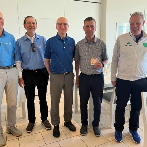 M70 voittajat vasemmalta 3. Jukka Paakki, HGCC, voittaja Vesa T. Maukonen, KG, 2. Heikki Pokela, PG 4 Raimo Koponen, TG sekä Markku Ignatius
