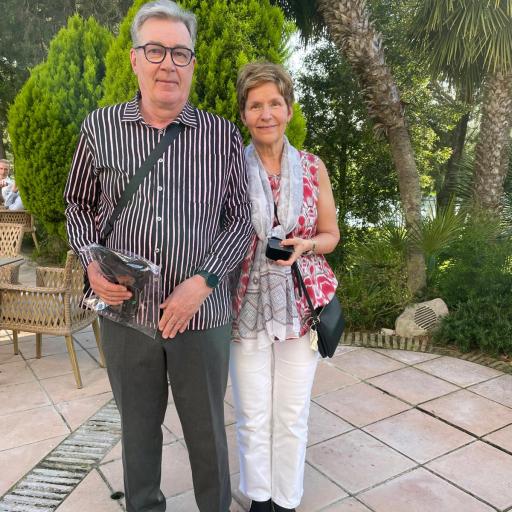 Toisen viikon mestarit Jouko Paaso ja Tiina Orava