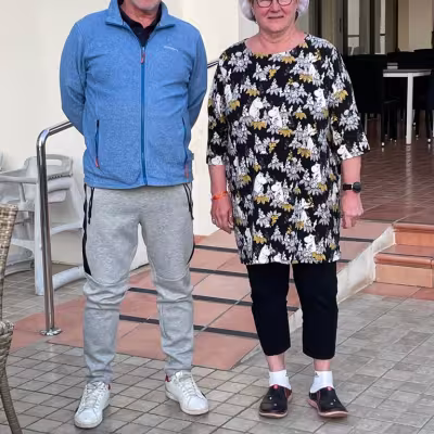  Sokean ysin voittajat Raija Kukkakorpi ja Reijo Vuorinen.