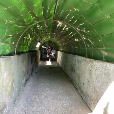  Valoa tunnelin päässä Los Moriscos kentällä.