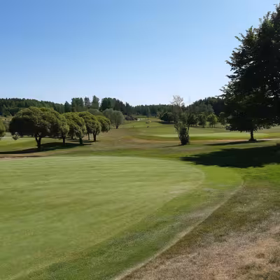 Yleisnäkymä Espoon Golfista ennen kilpailua.