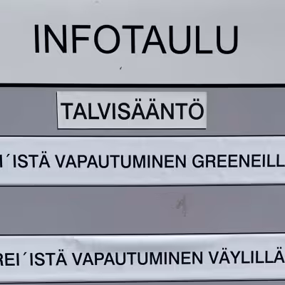 Kymen Golfissa oli siirtosääntö (kotkalaisittain talvisääntö)