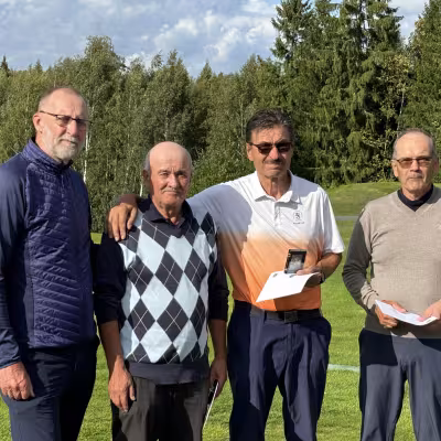 Seppo Pakola, Matti Mäkivirta, Veijo Suomela ja Ari Ahti