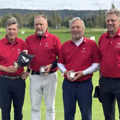 Pickalan joukkue vasemmalta Risto Hotti, Jari Tuomikoski, Ari Vauhkonen ja Jussi Särkkä