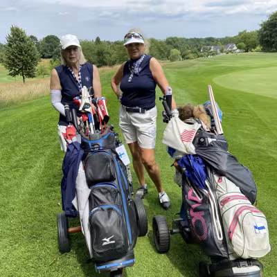 Voittoisa Masters Greensome-pari, Erja Saraste ja Jaana Ukkola